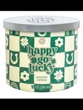 ISO Happy Go Lucky Candle Aldi 2025 St Patrick's Day Huntington Home